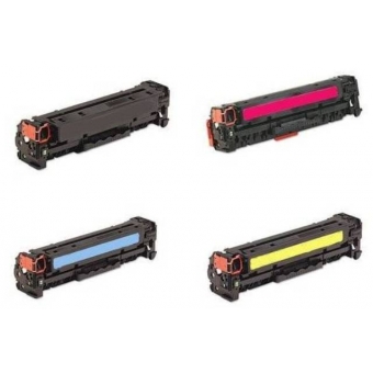 4 Farben Pakete komp zu HP CC530A-CC533A Rainbow Kit