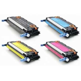4 Farben Pakete komp zu HP CLJ 3600 Q6470A/71/72/73A Rainbow Kit