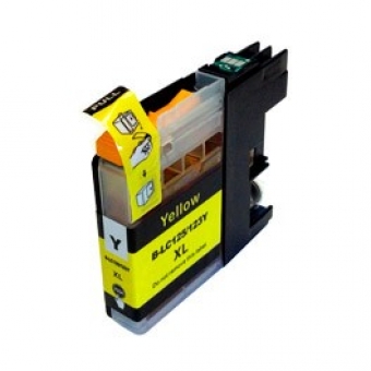 Kompatible Patrone Brother LC-121 / LC-123 Y + Chip (Yellow)
